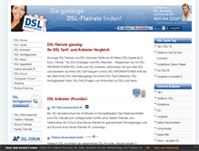 Tablet Screenshot of dsl-informationen.de